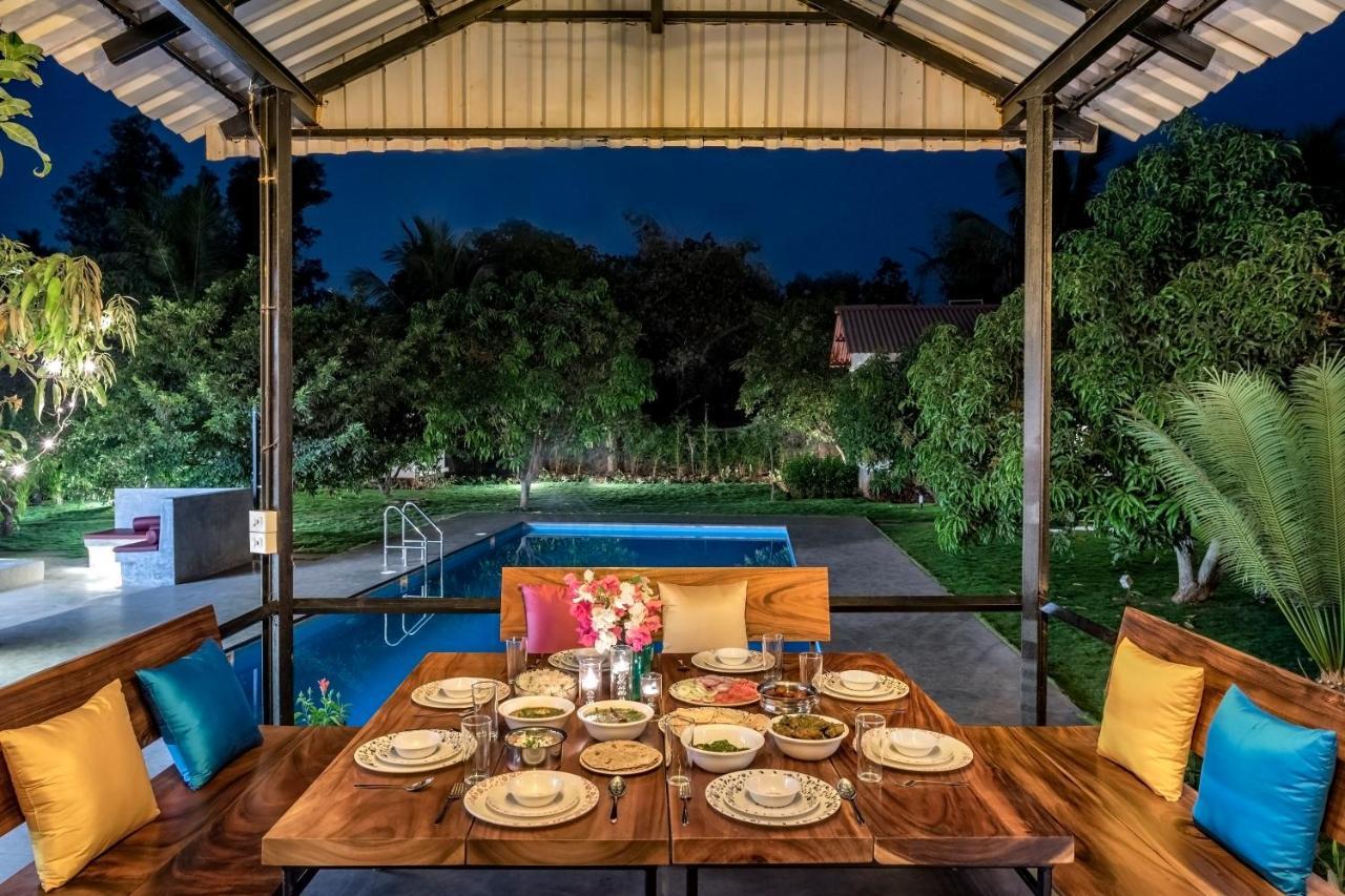 Saffronstays Casa Manga, Karjat - Pet-Friendly Pool Villa Near Nd'S Film World And Saltt Zewnętrze zdjęcie